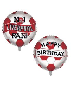 18" No1 Liverpool Fan/Happy Birthday Foil Balloon