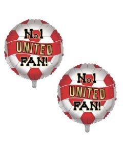 18" No1 United Fan Foil Balloon