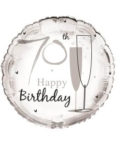 18" Printed Foil Balloon Age 70