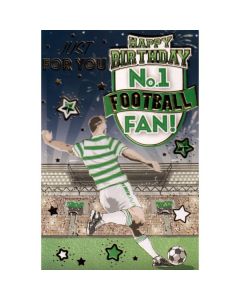 Birthday Football Green C75 Pk6 Xpress Yourself