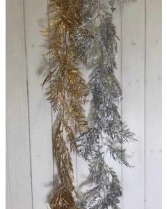 6ft Fern Glitter Garland