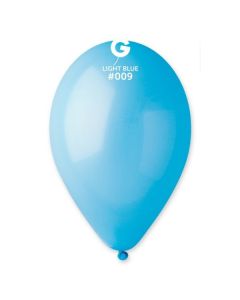 12" Light Blue Latex Balloons 50pk #009 Gemar