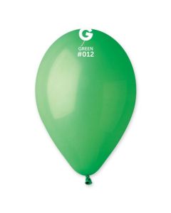 12" Standard Green Latex Balloons 50pk #012 Gemar