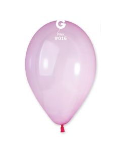 Crystal Pink 12" Latex Balloons Pk50 #016 Gemar