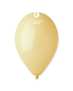 12" Baby Yellow Latex Balloons 50pk #043 Gemar