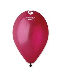 12" Burgundy Latex Balloons 50pk #047 Gemar