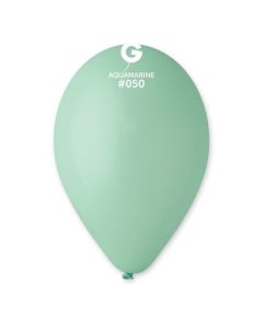 12" Aquamarine Latex Balloons 50pk #050 Gemar