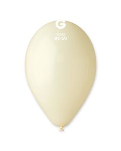 12" Ivory Latex Balloons 50pk #059 Gemar