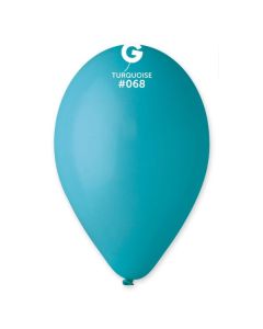 12" Turquoise Latex Balloons 50pk #068 Gemar