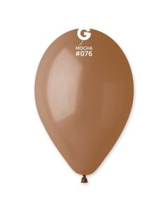 12" Mocha Latex Balloons 50pk #076 Gemar