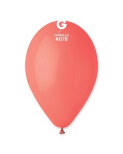 12" Coral Latex Balloons 50pk #078 Gemar