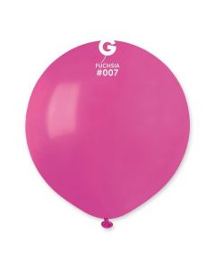 Fuchsia 19" Latex Balloons Pk25 #007 Gemar