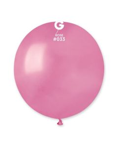 Metallic Rose 19" Latex Balloons Pk25 #033 Gemar