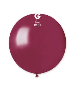 19" Vino Latex Balloons Pk25 #101 Gemar
