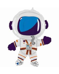36" Happy Astronaut Foil Balloon Grabo