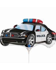 14" Police Car Air-Fill Foil Balloon Unpackaged Grabo