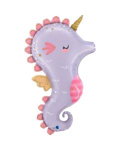 36" Magical Seahorse Shape Foil Grabo