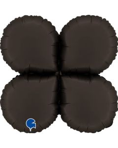 19" Satin Fumé Black Drops Medium Base Grabo