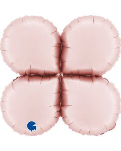 19" Satin Pastel Pink Drops Medium Base Grabo
