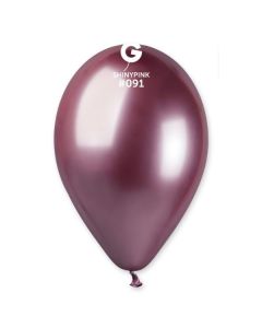 Pk50 12" Latex Balloons Shiny Pink #091 Gemar