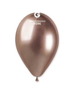 13" Pk50 Latex Balloons Shiny Rose Gold #096 - GB120.096.50
