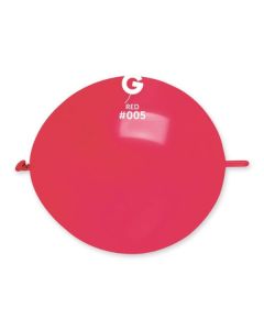 Red 13" G-Link Latex Balloons Pk50  #005 Gemar