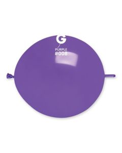 Purple 13" G-Link Latex Balloons Pk50  #008 Gemar