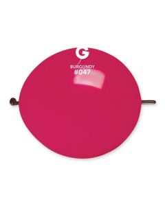 Burgundy 13" G-Link Latex Balloons Pk50  #047 Gemar