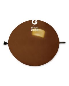 Brown 13" G-Link Latex Balloons Pk50  #048 Gemar