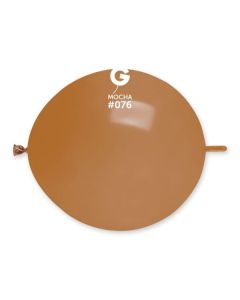 13" Pk50 Glink Balloons Mocha #076 - GL13.076.50