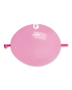 6" Rose G-Link Latex Balloons Pk100  #006 Gemar