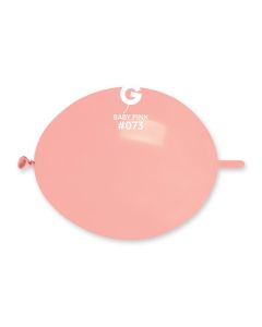6" Baby Pink G-Link Latex Balloons Pk100  #073 Gemar