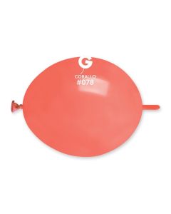 6" Corallo G-Link Latex Balloons Pk100  #078 Gemar