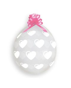 18" Stuffing Balloon Hearts Crystal Gemar