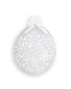 18" Stuffing Balloon Filigree Crystal Gemar