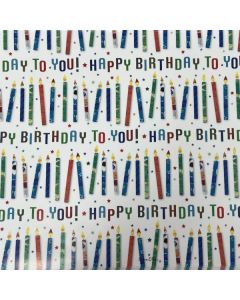 24 Sheets of Juvenile Male Gift Wrap Simon Elvin