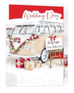 PK6 C50 - 3-Fold Cards Wedding Day Trad - IMP-142