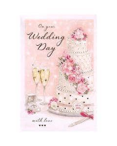 PK6 C75 CARDS In touch WEDDING DAY  - IT59/1