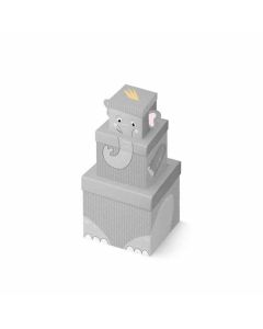Set of 3 Elephant Gift Boxes
