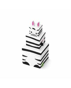 Set of 3 Zebra Gift Boxes