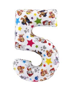 26" Paw Patrol Number 5 Foil Balloon Grabo