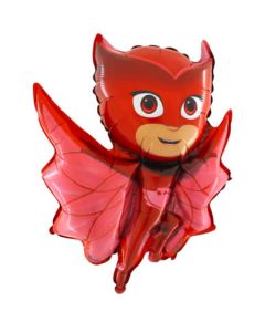 14" Owlette (PJ Masks) Mini Shape Air-Fill Foil Balloon Unpackaged Grabo
