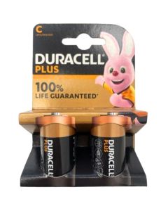 2 DURACELL PLUS batteries size C - MN1400/1