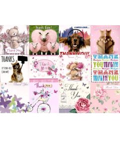 Notecards Thank You 8pk