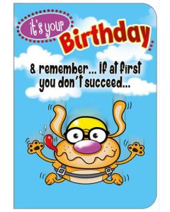 Birthday Humour C50 Pk6 Out of the Blue
