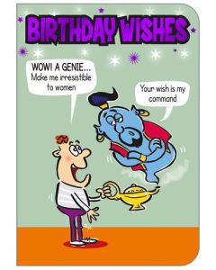 Birthday Humour C50 Pk6 Out of the Blue
