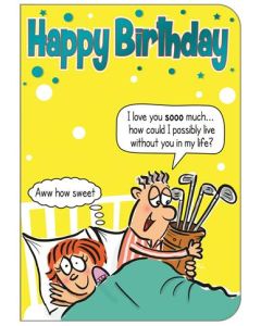 Birthday Humour C50 Pk6 Out of the Blue