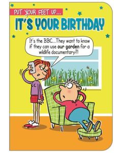 Birthday Humour C50 Pk6 Out of the Blue