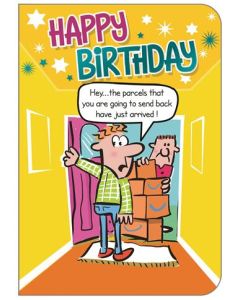 Birthday Humour C50 Pk6 Out of the Blue