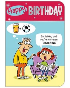 Birthday Humour C50 Pk6 Out of the Blue